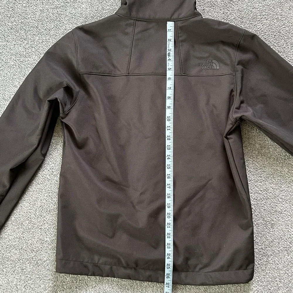 The North Face Softshell Jacket Mens Medium Black Full Zip Windbreaker Outdoor